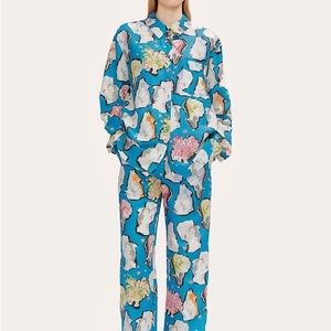 Stine Goya Amal top and Zeina trousers in elements print